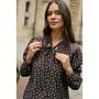 Dotte Blouse Coffee Bean Turtledove Dot