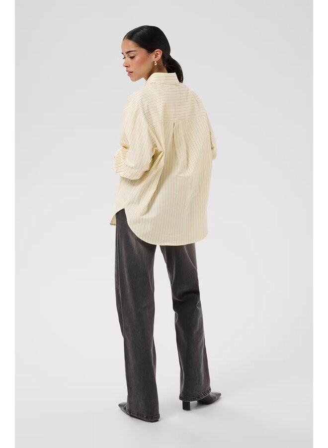 Aster Shirt Sunlight Chalk Black Stripe