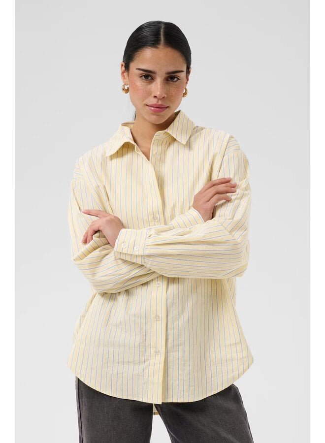 Aster Shirt Sunlight Chalk Black Stripe