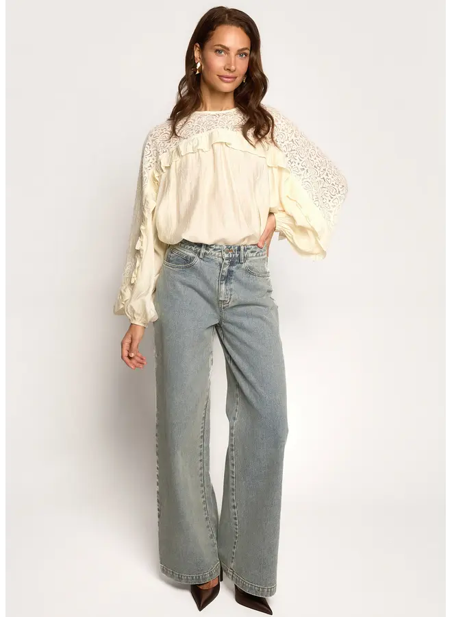 Brelera Blouse Vanilla White