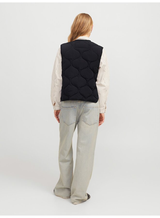 Hope Quilted Vest Black