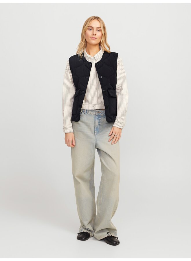 Hope Quilted Vest Black