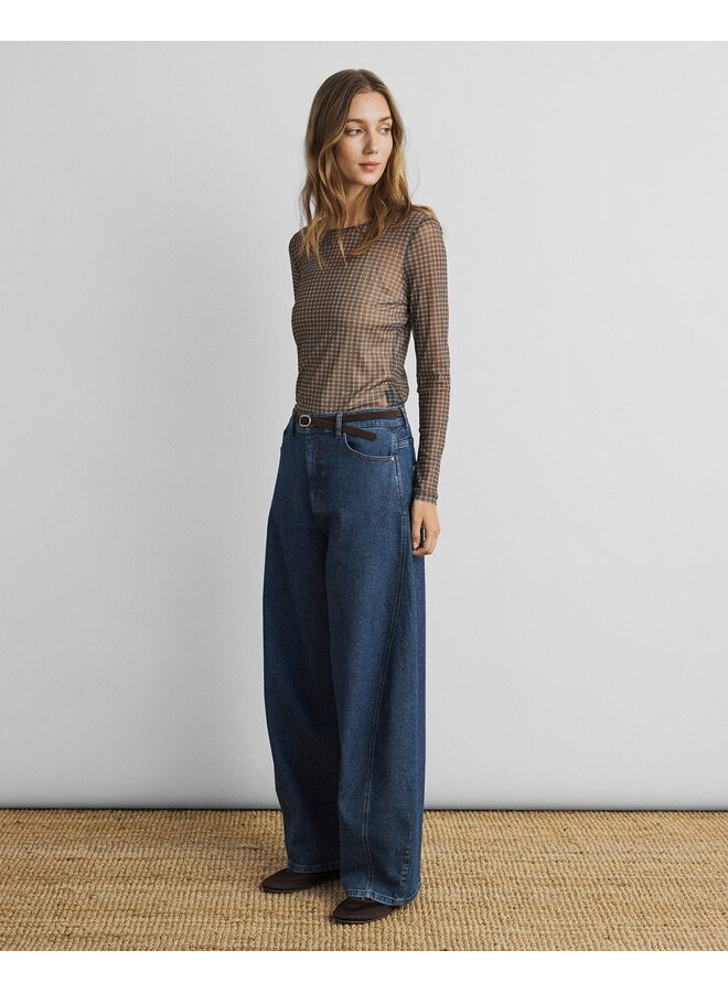 Janie Illenora Top Dark Brown