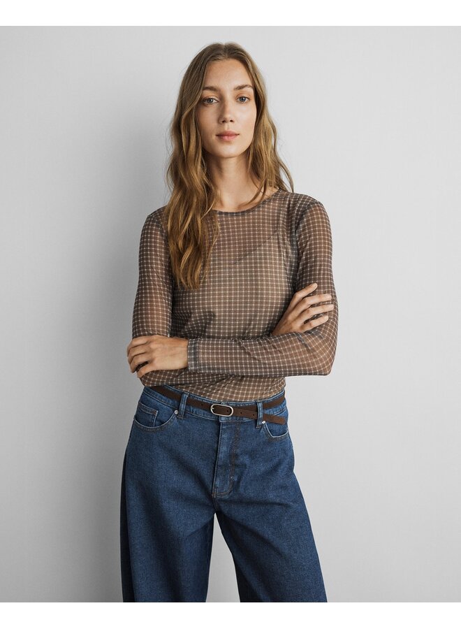 Janie Illenora Top Dark Brown