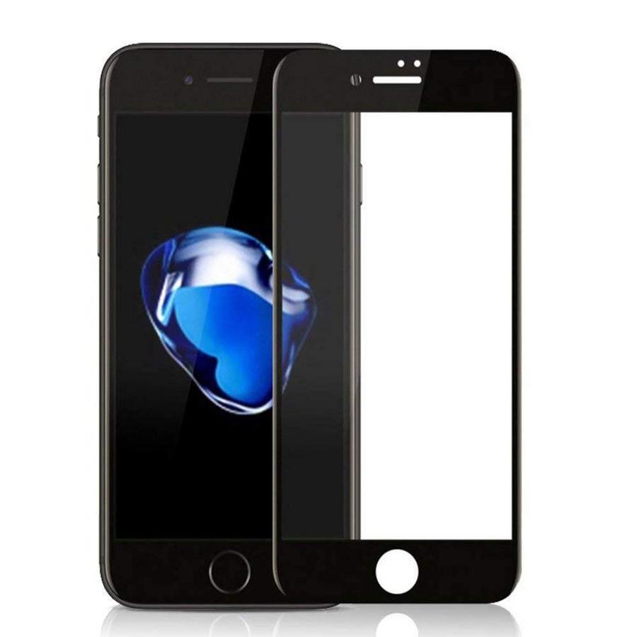 Gehärtetes Glas 2.5D Apple iPhone 8 Plus / 7 Plus Transparent Schwarz