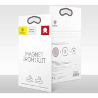 Piastre magnetiche 2 pz. Argento universale