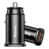 Baseus Cargador Rápido para Coche Aluminio Dual USB 3.0A Universal Negro