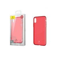 Carcasa Ultra Delgada de TPU para iPhone X / Xs Tr. Rosado