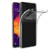 Hoesje Coolskin3T voor Samsung A70 Transparant Wit