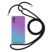 Backcover Shockproof Cord TPU + PC for Samsung A50 Transparent