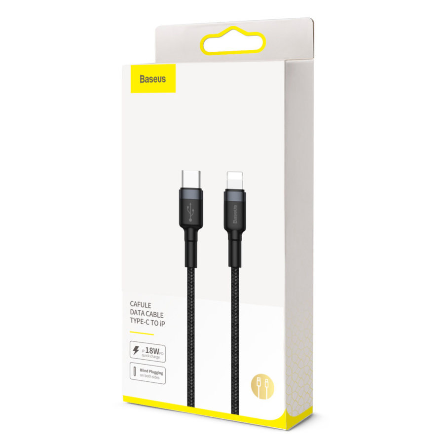 Câble Type-C vers Lightning Quick Charge 18W 1 mètre