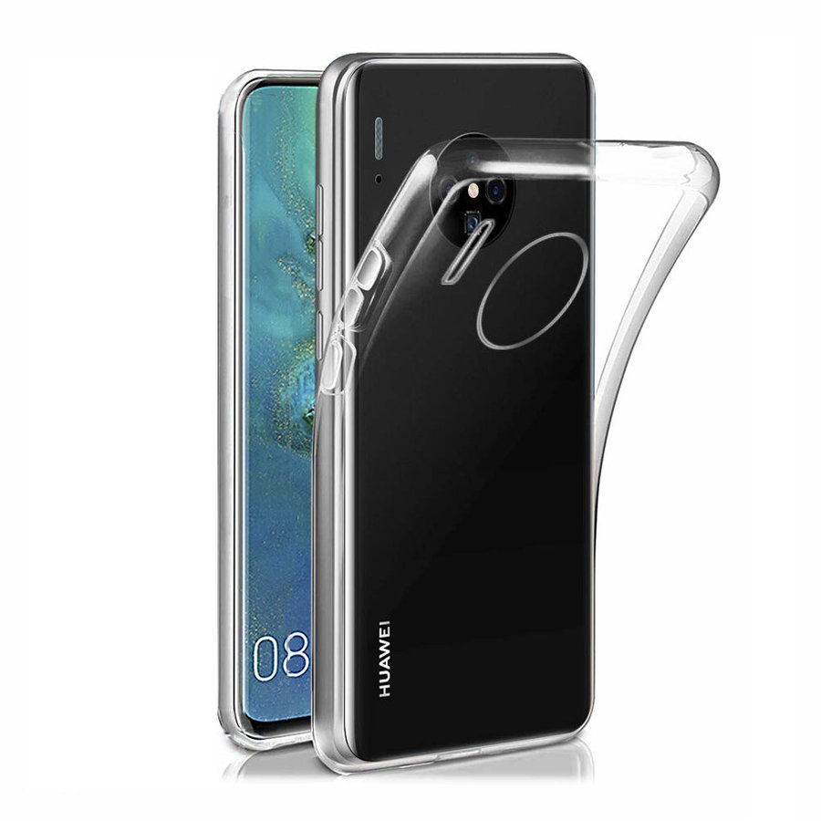 Funda CoolSkin3T para Huawei Mate 30 Pro Transparente Blanco