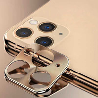 Protector de lente de cámara de metal Apple iPhone 11 Pro (5.8) / 11 Pro Max (6.5) Dorado