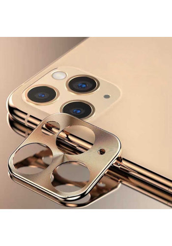  Colorfone Metalowa osłona obiektywu aparatu iPhone 11 Pro (5,8) / 11 Pro Max (6,5) Złota 