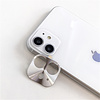 Colorfone Metallkamera Objektivschutz Apple iPhone 11 (6.1) Silber