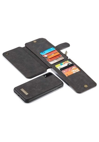  CaseMe Cartera 2 en 1 con Cremallera para iPhone 11 Pro Max Negro 