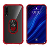 Colorfone BackCover Ring voor Huawei P30 Transparant Rood