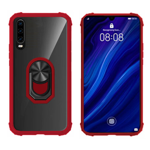  Colorfone Anello P30 Rosso Trasparente 