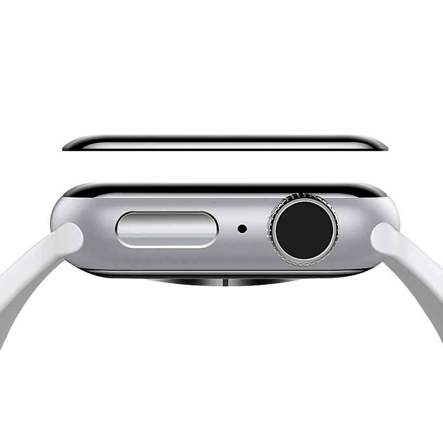 Apple Watch de vidrio templado con tapa completa de 42 mm