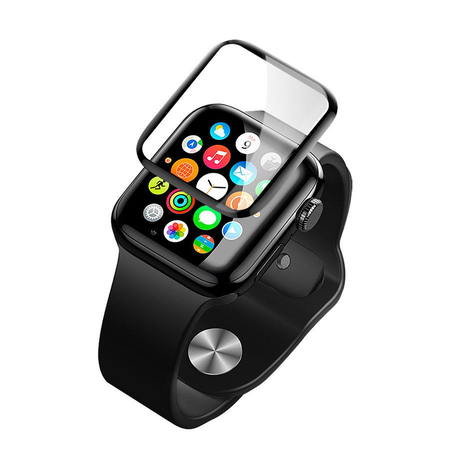 Apple Watch de vidrio templado con tapa completa de 44 mm