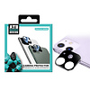 ATB Design Protezione per obiettivo della fotocamera in titanio + vetro temperato per iPhone 11 nero