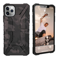 Backcover Shockproof Army voor Apple iPhone 11 Pro Max (6.5) Zwart