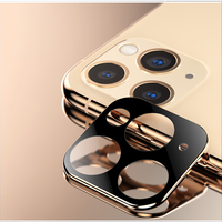 Titan + gehärtetes Glas Kamera Objektivschutz iPhone 11 Pro / 11 Pro Max Gold