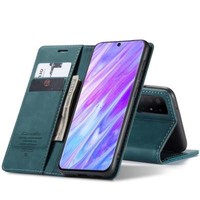 Retro Wallet Slim voor Samsung S20 Blauw