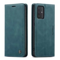 Retro Wallet Slim voor Samsung S20 Blauw