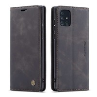 Cartera Retro Slim para Samsung A71 Negra