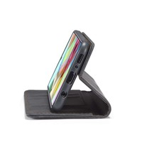 Retro Wallet Slim voor Samsung A71 Zwart