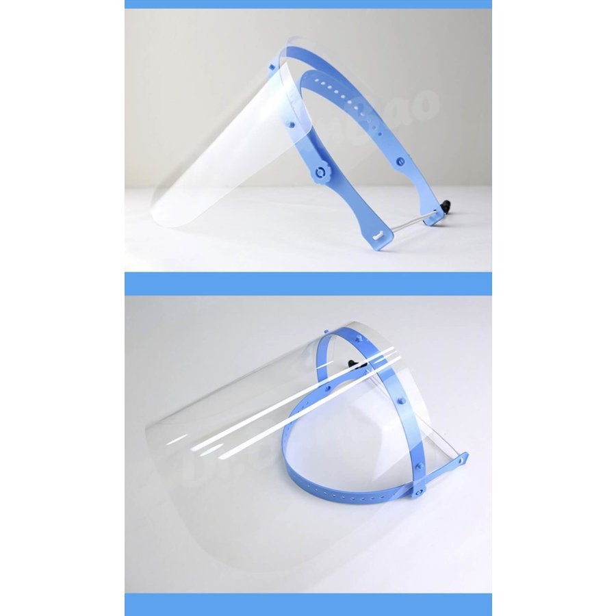 Medical Face shield 1 Holder and 10 screens