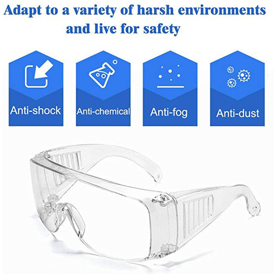 Safety glasses Transparent Universal 10 pieces