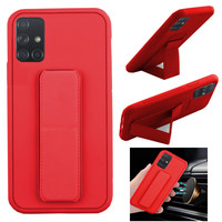 BackCover Grip voor Samsung A71 Rood