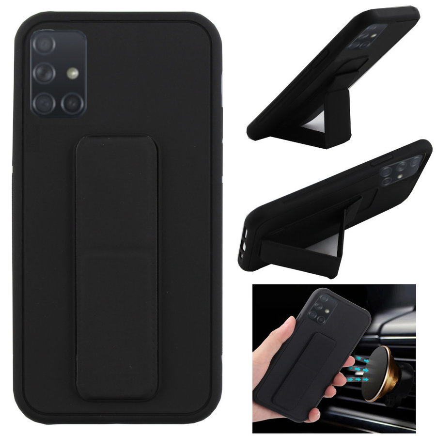 BackCover Grip pour Samsung A71 Noir