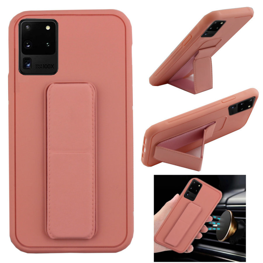 BackCover Grip pour Samsung S20 Plus Rose