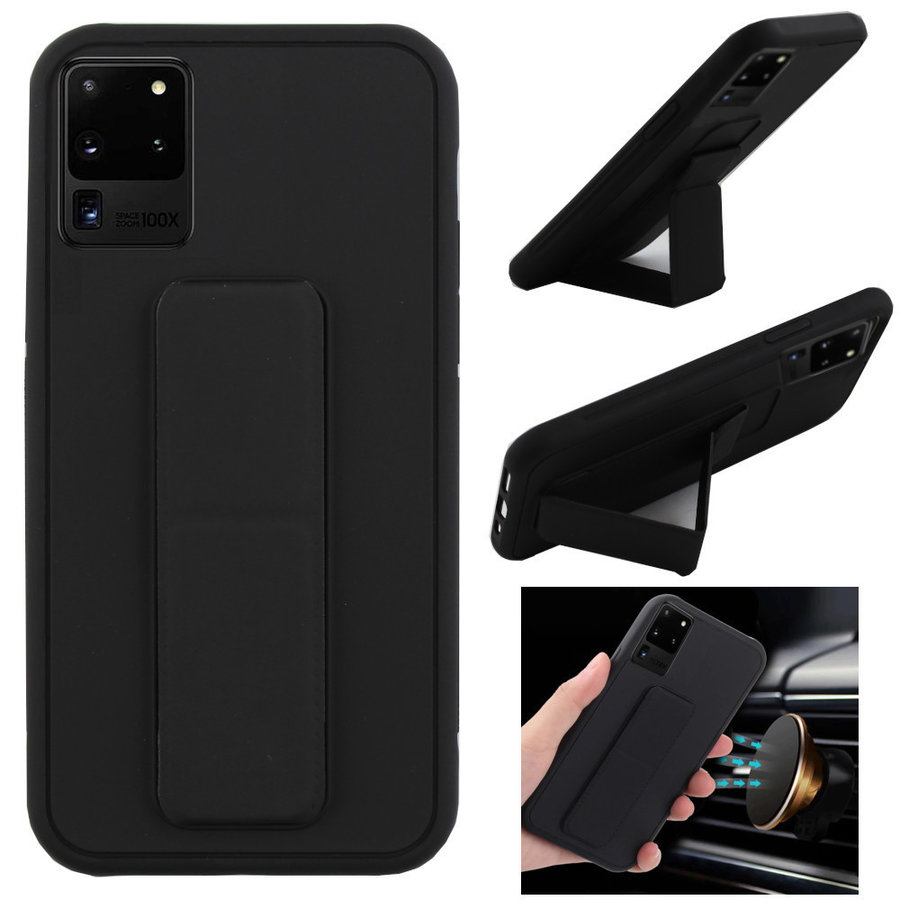 BackCover Grip für Samsung S20 Plus Schwarz