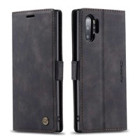 Portefeuille Rétro Slim pour Samsung Note 20 Ultra Noir