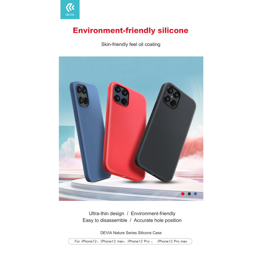 Coque arrière en silicone liquide Apple iPhone 12 Mini (5.4 '') Bleu