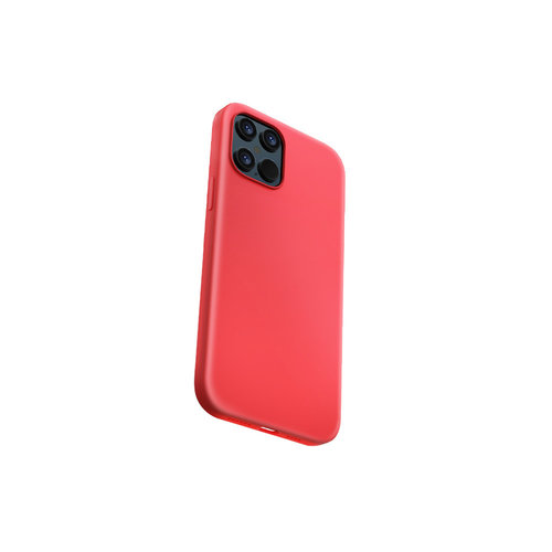  Devia Flüssiges Silikon iPhone 12 Mini (5,4 '') Rot 