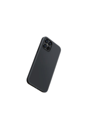 Devia Płynny silikon iPhone 12 Pro Max (6,7'') czarny 