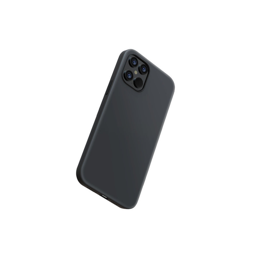 Carcasa Trasera Silicona Líquida Apple iPhone 12 Pro Max (6.7'') Negra