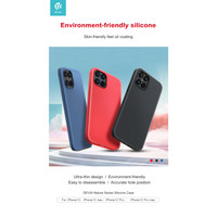 Liquid Silicone BackCover Apple iPhone 12 Pro Max (6.7'') Blauw