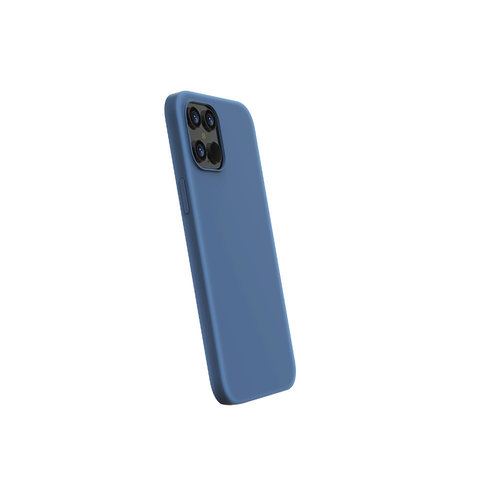  Devia Silicone Liquido iPhone 12 Pro Max (6.7'') Blu 