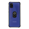 Colorfone Anello BackCover per Samsung A31 Nero Trasparente