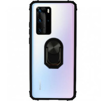 Anello BackCover per Huawei P40 Pro Nero Trasparente