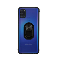 BackCover Ring for Samsung A21S Transparent Black