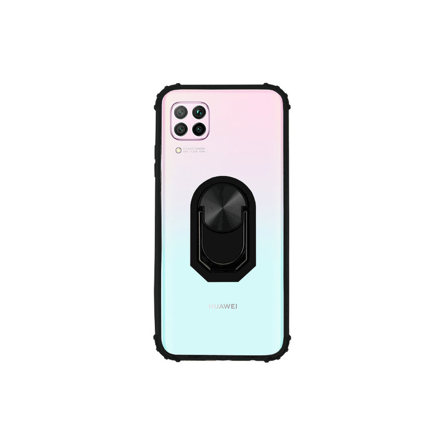 BackCover Ring for Huawei P40 Lite Transparent Black