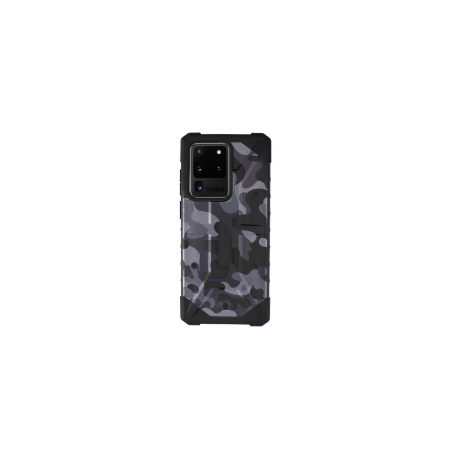 Backcover Shockproof Army per Samsung S20 Ultra Black