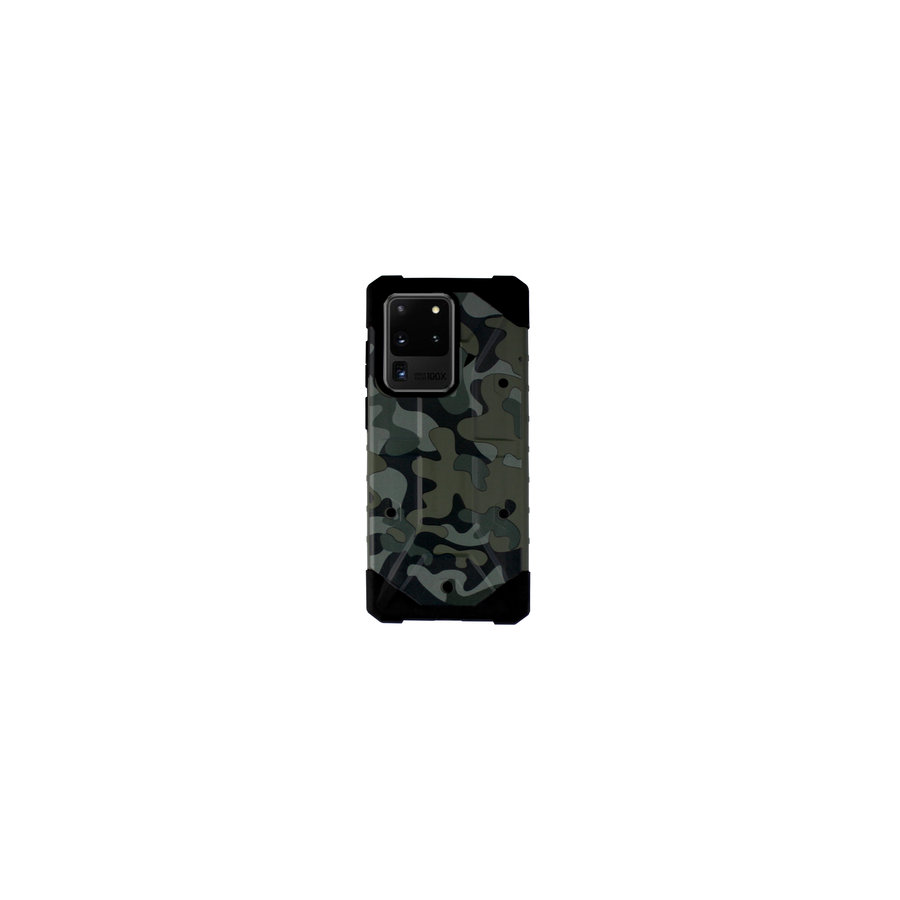 Backcover Shockproof Army for Samsung S20 Ultra Green